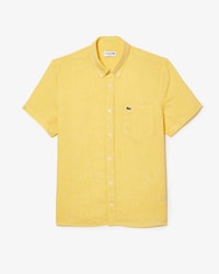 Camisa de Lino Manga Corta