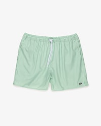 Shorts de Baño Texturados Rayados Largos