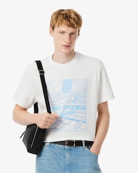 Remera de Algodón Tenis Court Estampada