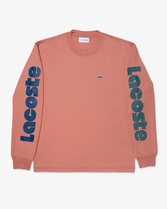 Remera Manga Larga Con Estampa Efecto Lavado