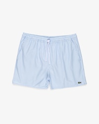 Shorts de Baño Texturados Rayados Largos