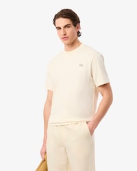 Remera de Algodón Pesado con Marca Bordada