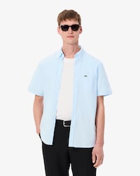 Camisa Oxford Manga Corta Fit Regular
