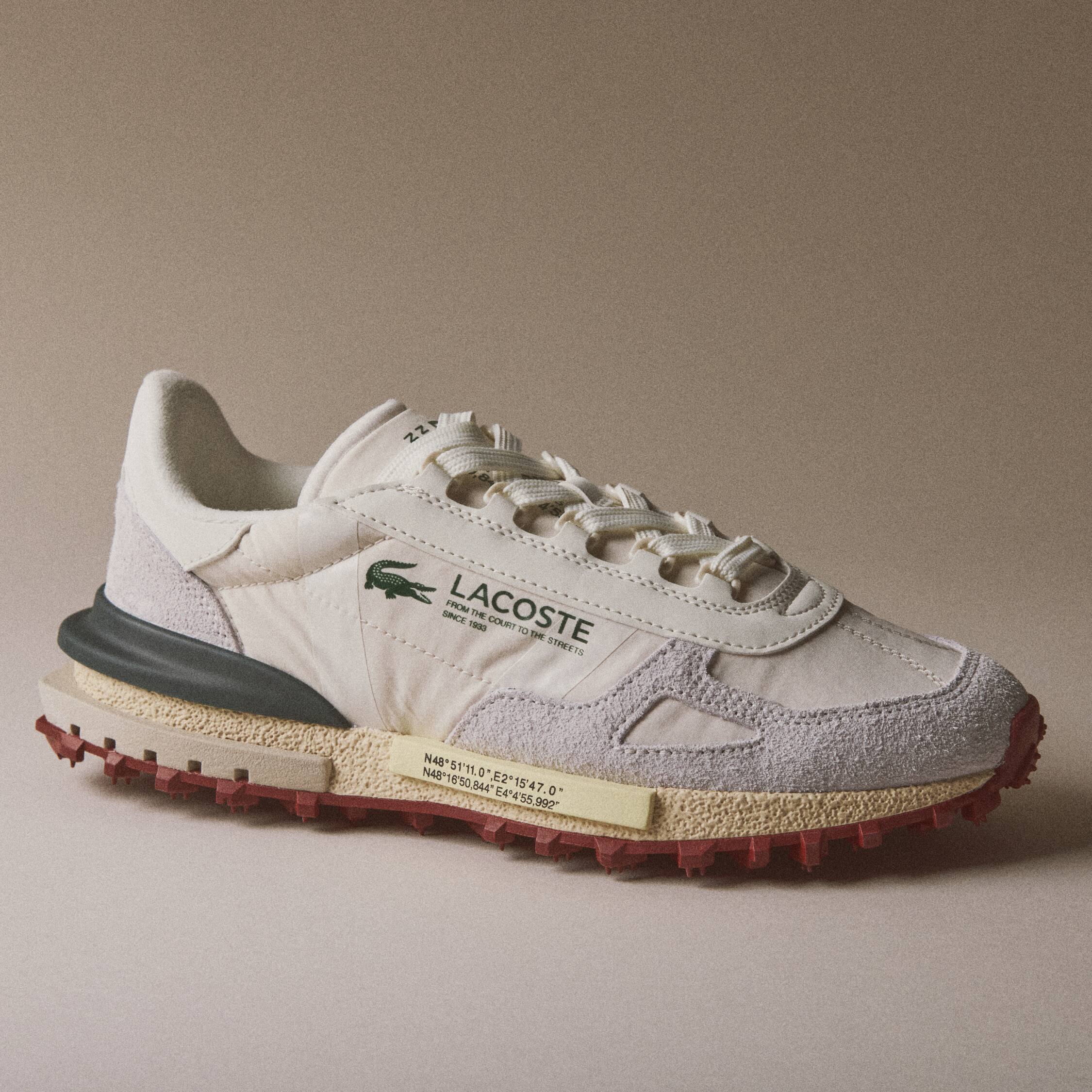 Tênis em Couro Branco Elite Active Lacoste