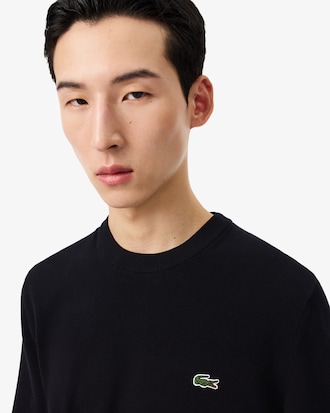 Su&eacute;ter Masculino de Malha em Modelagem Regular com Gola Redonda