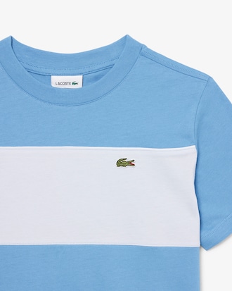 Remera de algod&oacute;n con bloques de color