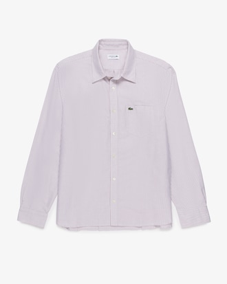 Camisa Oxford Rayada Fit Regular