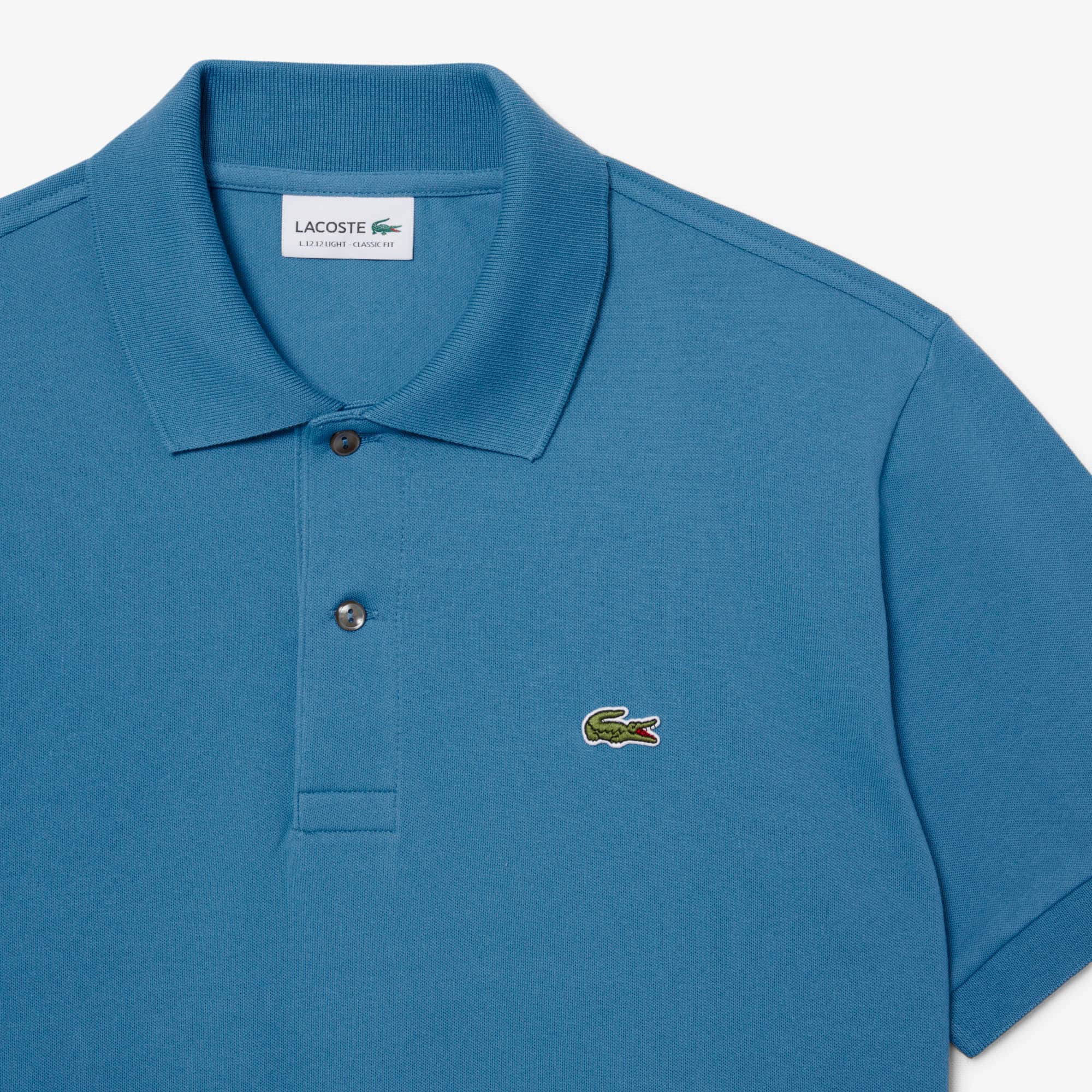 Camisa de Algodão Polo L.12.12 Light em Piqué Lacoste