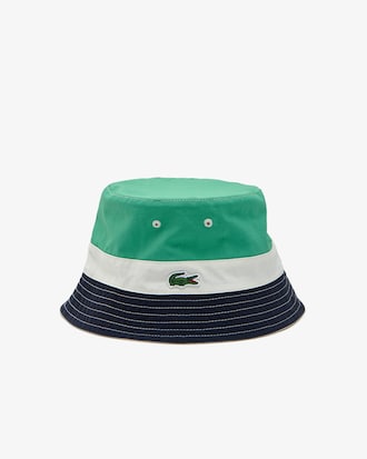 Chap&eacute;u Bob leve e revers&iacute;vel com colorblock