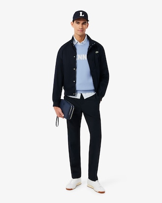 Tennis Jacquard Crew Neck Sweater