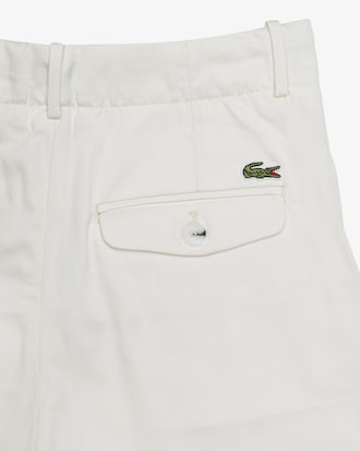 Bermuda Oversized de Gabardina de Algod&oacute;n