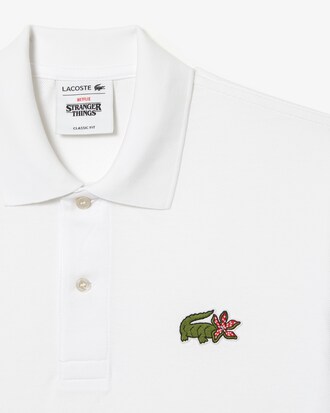 Polo de Hombre algod&oacute;n org&aacute;nico Lacoste x Netflix