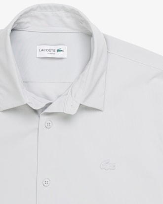 Camisa em Tafet&aacute; - Modelagem ajustada