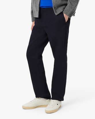 Cal&ccedil;a Chino em Veludo Cotel&ecirc; e Caimento Regular
