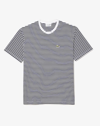 Camiseta Listrada de Algodão Pesado