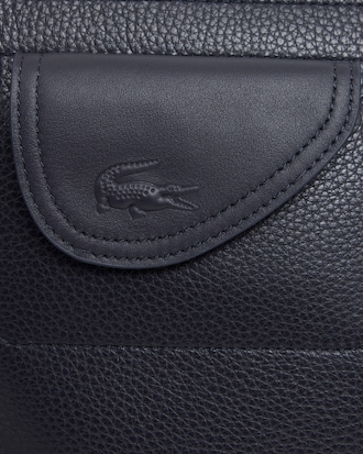 Clutch Club Lacoste em Couro Granulado