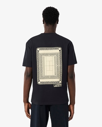 Remera de punto jersey estampado