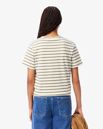 Remera de Algodón Rayada