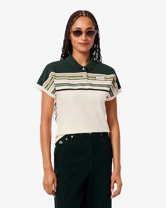 Polo Listrada Slim Fit Feita na Fran&ccedil;a