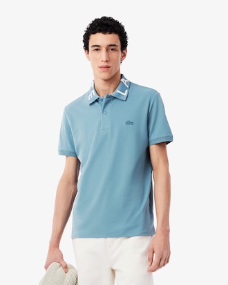 Camisa Polo Jacquard Branded Corte Ajustado
