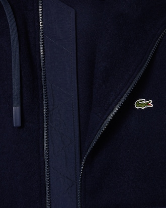 Abrigo Corto Oversize De Lana Reciclada