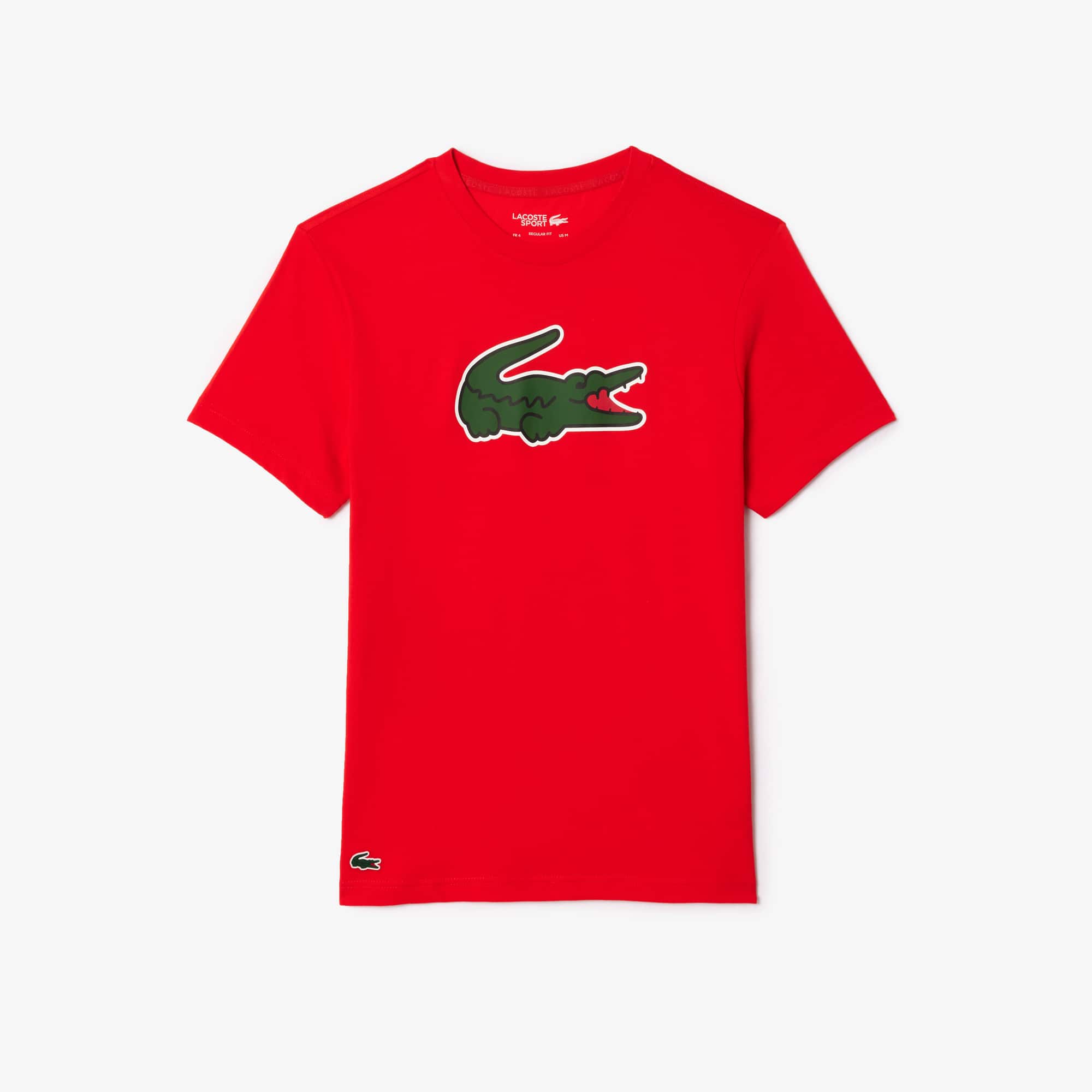 レッドトップ Camiseta Esportiva Masculina de Algodão Ultra-Dry com Logo