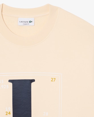 Buzo con estampado gr&aacute;fico de frisa