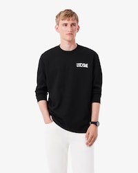 Camiseta de Manga Longa com Estampa Relaxed Fit