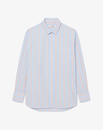 Camisa oversized de popel&iacute;n de algod&oacute;n