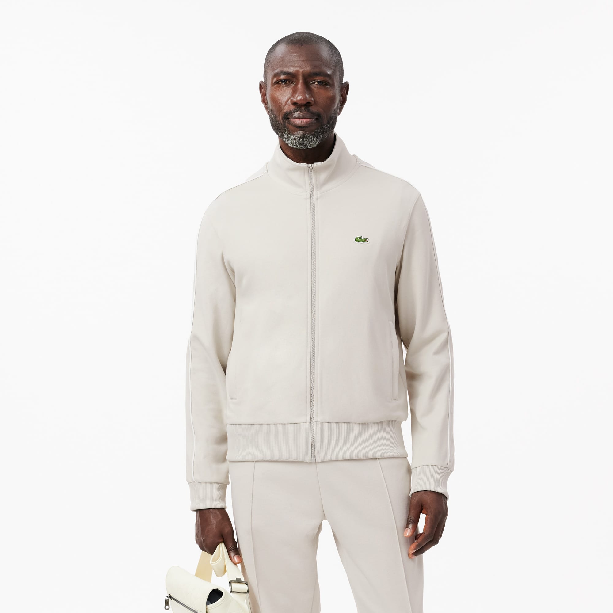 LACOSTE ジャケット Jaqueta Esportiva Original Paris de Gola Alta em Piquet