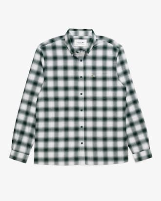 Camisa Xadrez Flanelada com Mistura de Algod&atilde;o E L&atilde;