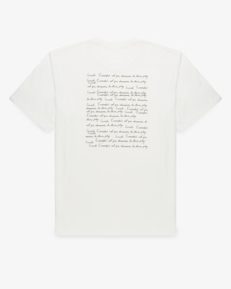 Remera de manga larga bordada de corte relajado