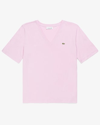 Remera de Algod&oacute;n Suave Cuello en V Fit Relax