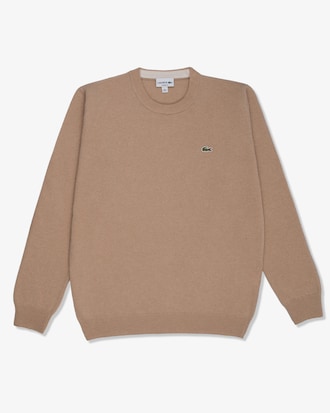 Sweater De Lana Merino Y Cuello Redondo Fit Regular