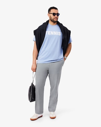 Pantal&oacute;n de Vestir de Lana Fit Regular