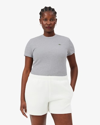 Remera De Algod&oacute;n Acanalada Al Cuerpo