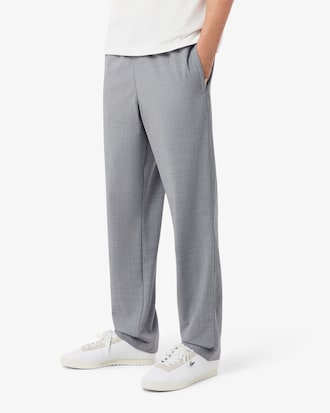 Pantal&oacute;n de Vestir de Lana Fit Regular