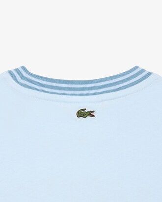 Camiseta de algod&atilde;o com marca Lacoste