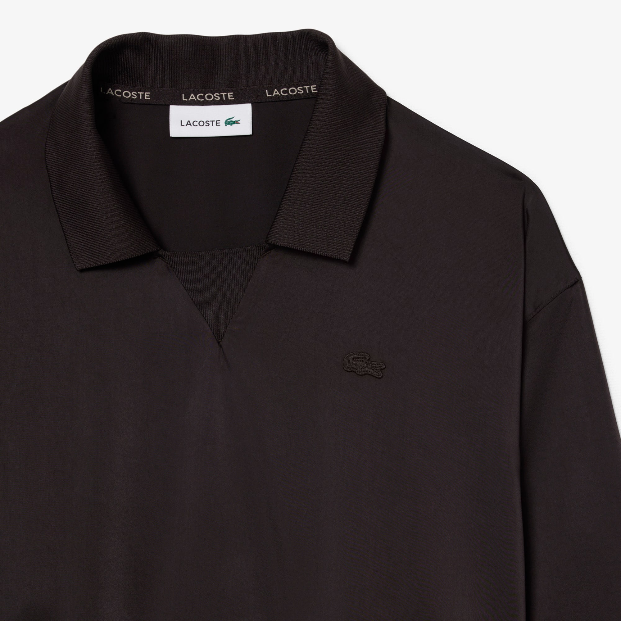 Polo em Cetim com Modelagem ampla - Camisas & Tops Femininos