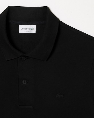 Polo Regular Fit Lacoste Movement em Piqu&eacute;