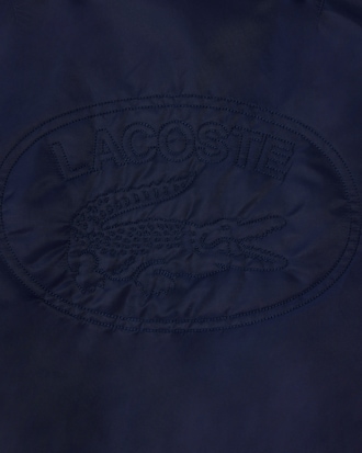 Campera Bomber Oversize Con Logo Bordado