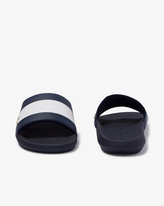 Chinelo masculino Croco em material sint&eacute;tico met&aacute;lico