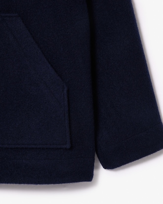 Abrigo Corto Oversize De Lana Reciclada