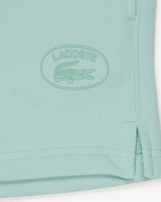 Short De Algod&oacute;n Con Logo Bordado Para Mujer