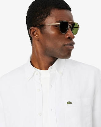 Camisa de Linho de Caimento Regular