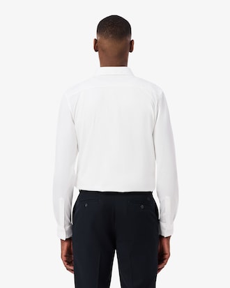 Camisa em Mistura de Algod&atilde;o - Modelagem ajustada