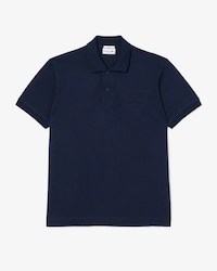 Polo de corte cl&aacute;sico con detalles de marca en relieve