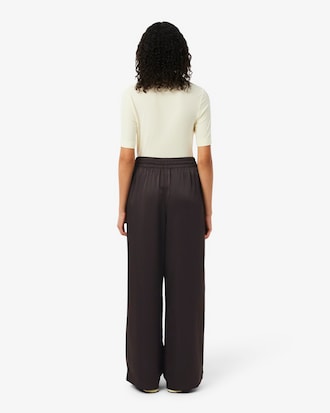 Pantal&oacute;n oversized de sat&eacute;n el&aacute;stico