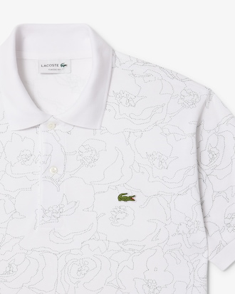 Polo L.12.12 Estampa De Floral Classic Fit