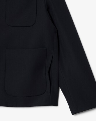 Jaqueta em Sarja de Mistura de L&atilde;